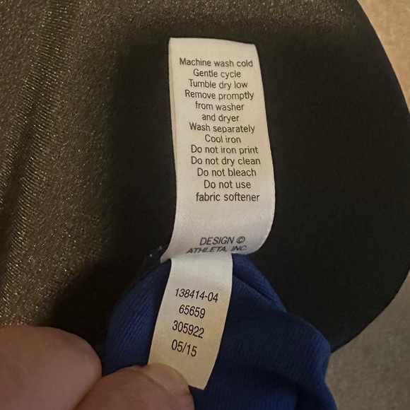 ATHLETA Admiral Striped Leggings Medium Petite - Picture 4 of 7